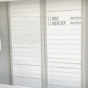 Étiquette de tableau indicateur